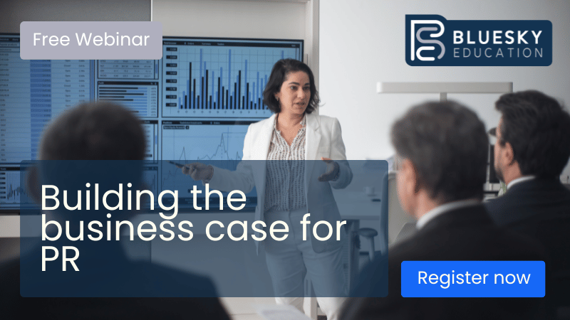 webinar business case PR
